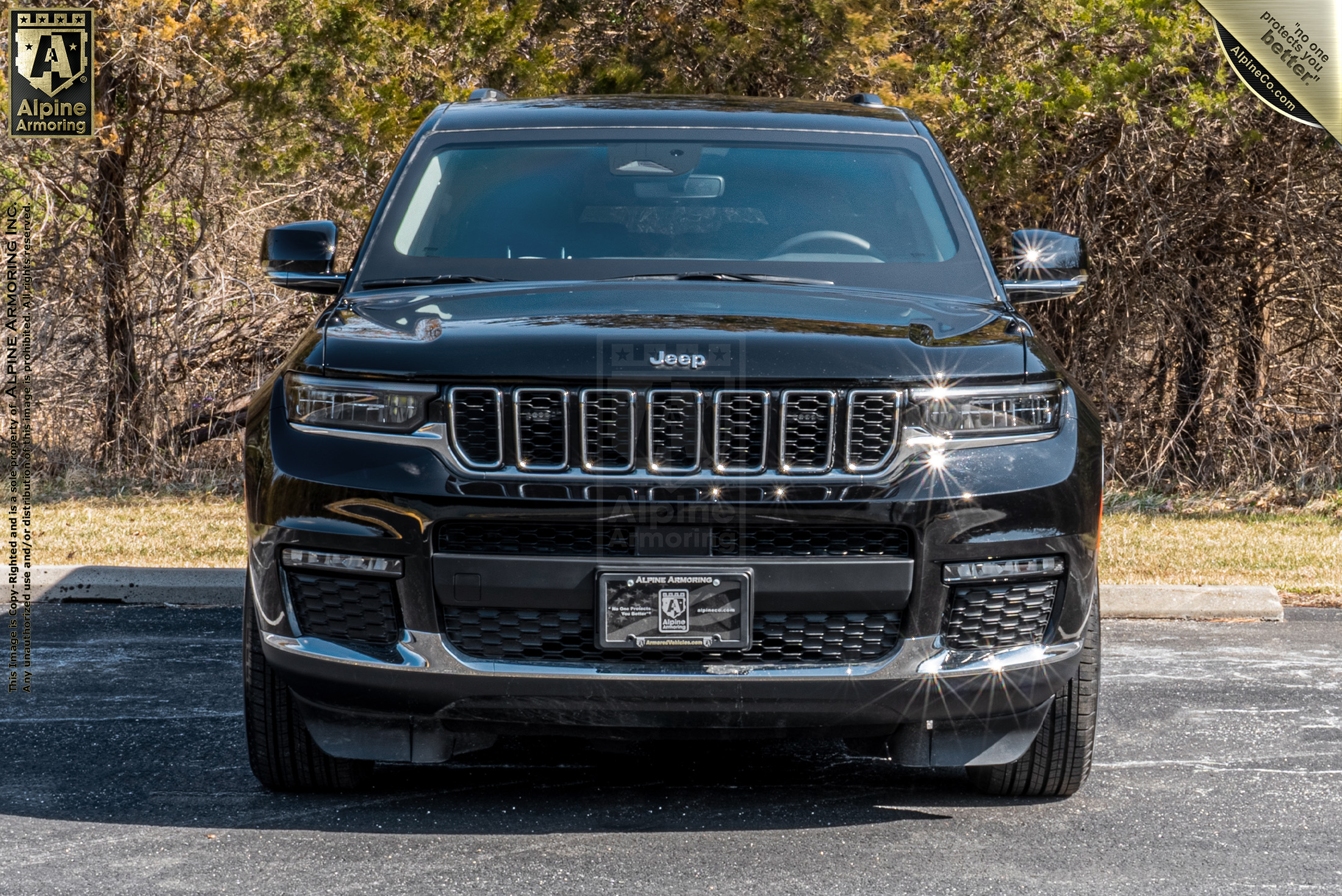 Armored Jeep Grand Cherokee L | Alpine Armoring, image size:2200x1469