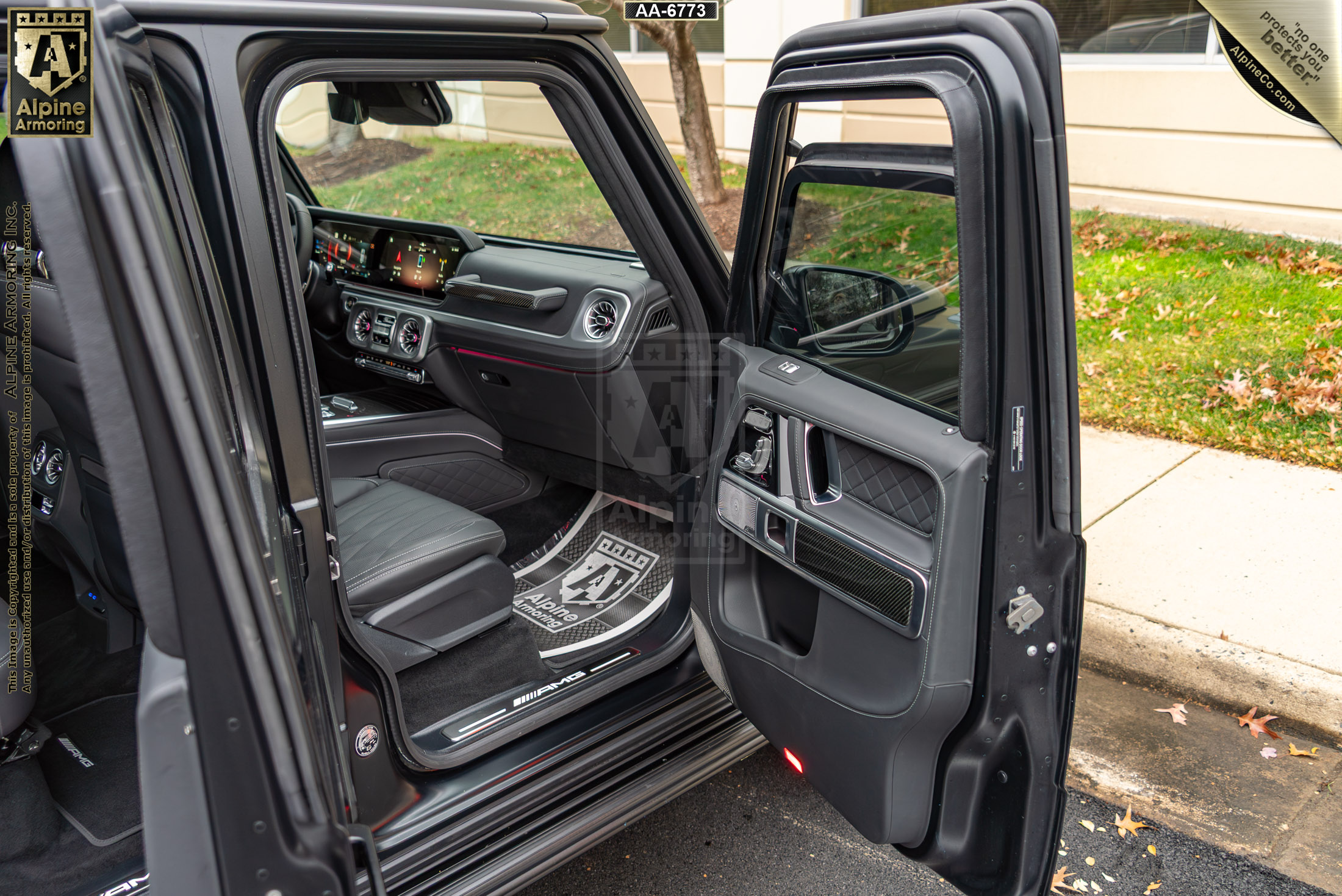 実働車外し インタースター PPE G63 W463用 Armored Mercedes-Benz G63 AMG | Alpine Armoring